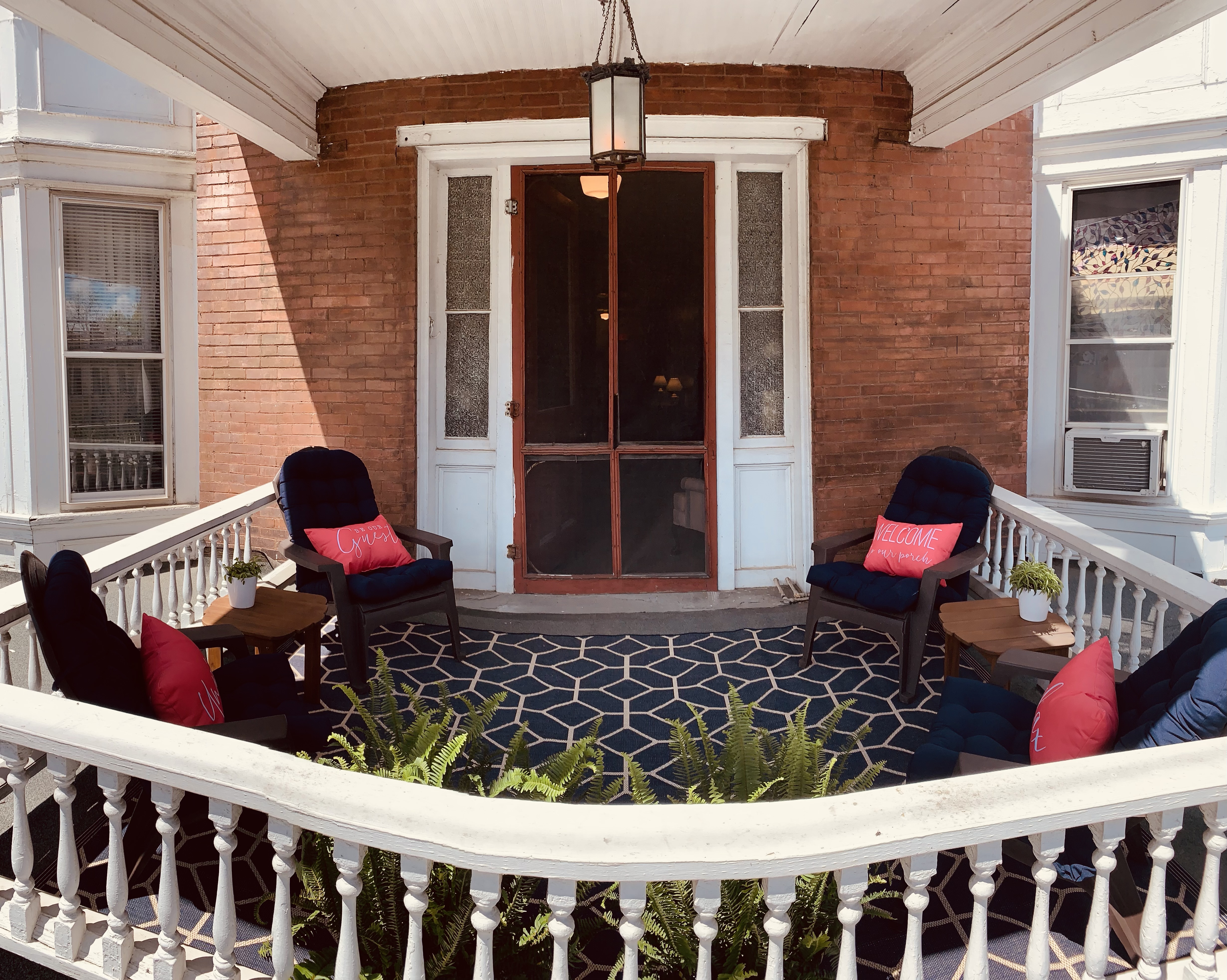 Upper balcony of The Naples Hotel